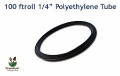 watering black hose 1/4" polyethylene tube